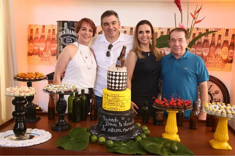 Fátima Carneiro, Marcos Helano Carneiro e Liris Campelo, Gerardo Santos