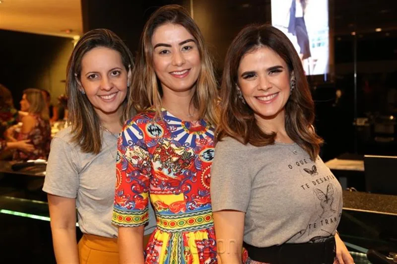Aline Amorim, Mariana Pimenta e Niedja Bezerra