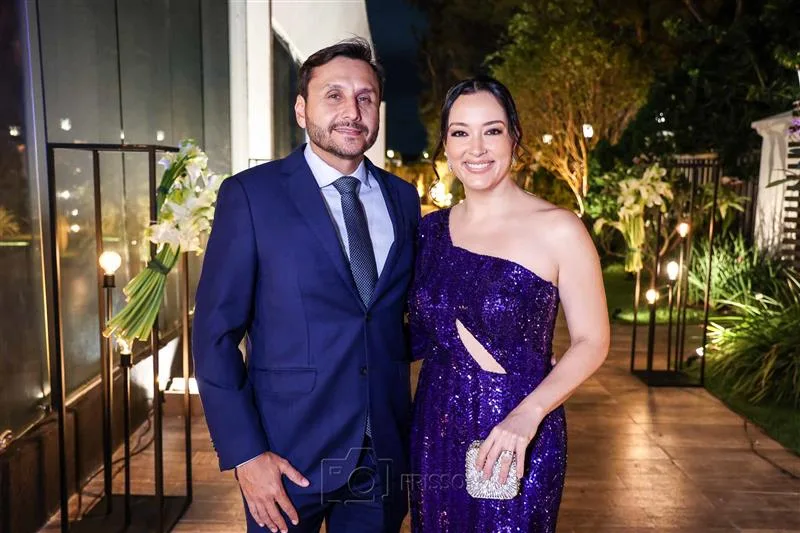 Alex Moraes e Candice Tavares
