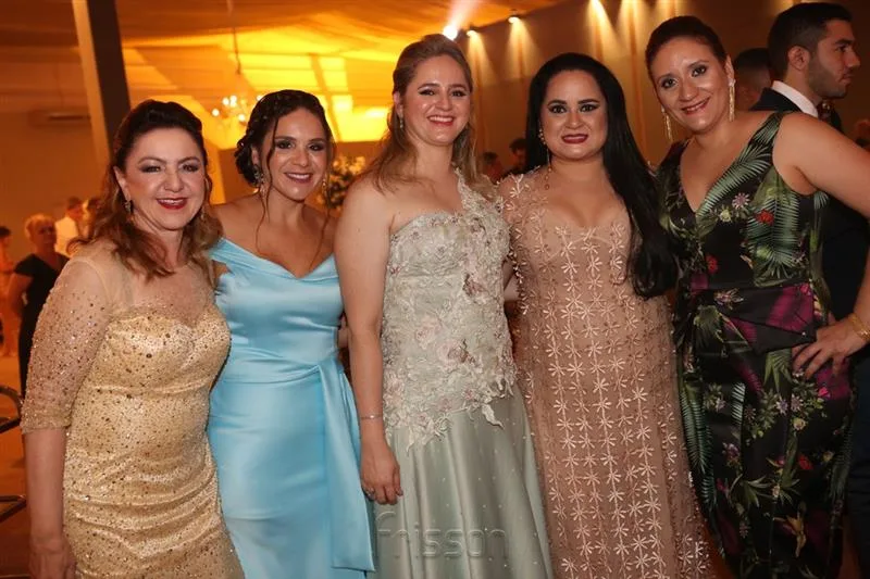 Sonia, Mariana, Laura Mota, Janille Brasileiro e Ledinha Craveiro