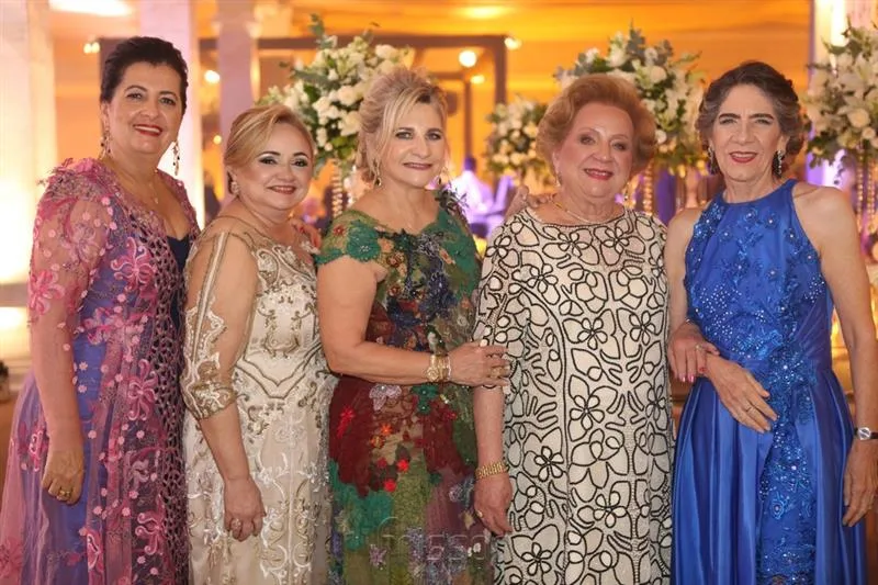 Fátima Serpa, Eliane Novaes, Rosângela Souza, Leda Craveiro e Waldilene Teles