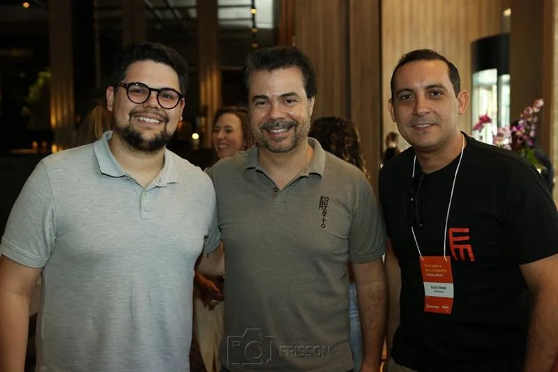 Bob Filho, Duda Brígido e Elias Tahim