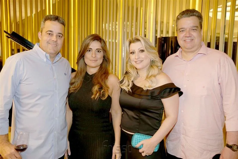 Andre, Michelle Aguiar, Ticiana e Ticiano Rego