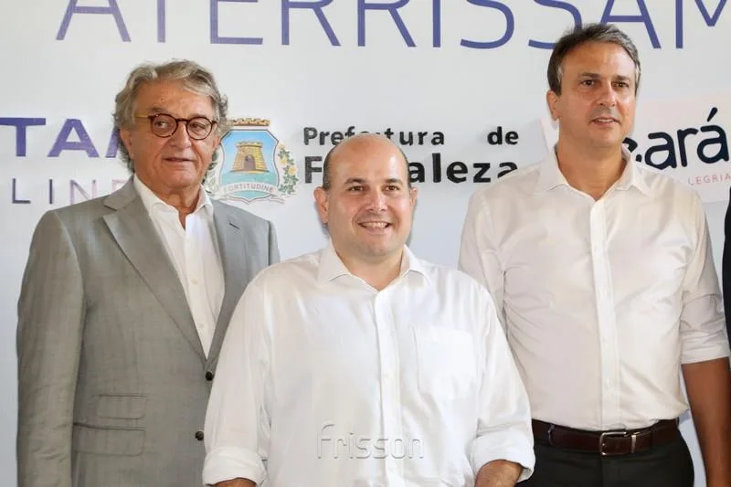 Arialdo Pinho, Roberto Cláudio e Camilo Santana