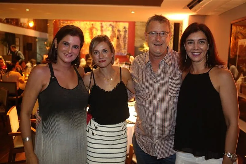 Cecilia Seligmann, Mariola Carmona, Francisco Depons e Adriana Gilvich