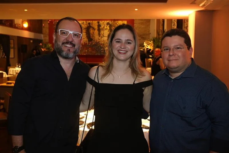 Everardo Andrade, Laura Mota e Fernando Dias