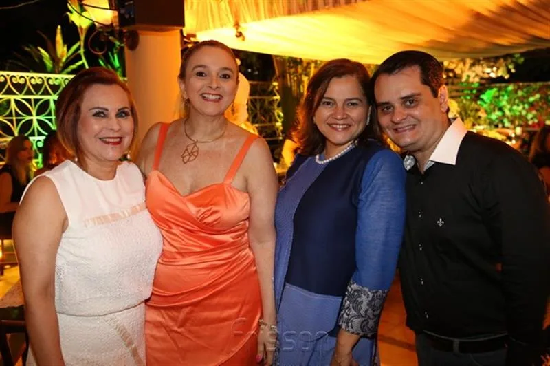 Aparecida Alencar, Helena Demes, Heloísa Helena e Ricardo Alencar
