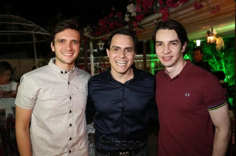 Ben Pedrosa, Francisco Campelo e Andre Albuquerque