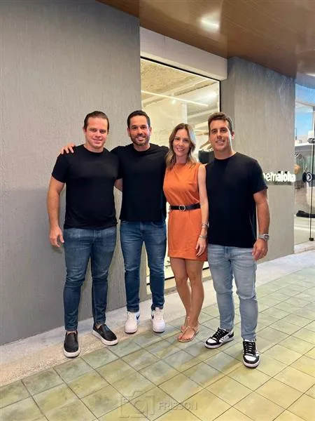 Socios Gilvando Figueiredo Rafael Sá, Daniela Eolim e André Gurjão