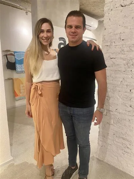 Carol Feijó e Gilvando Figueiredo