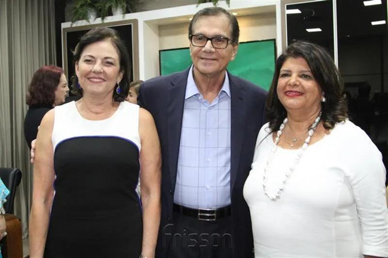 Ana, Beto Studart e Luiza Helena Trajano