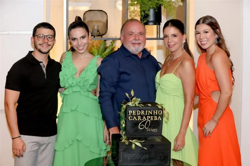 Pedro Paulo Negrão, Nicole Vasconcelos, Pedro Carapeba, Maria Lúcia e Maria Clara Negrão