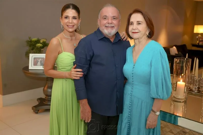 Maria Lúcia Negrão, Pedro Carapeba e Lenita Negrão