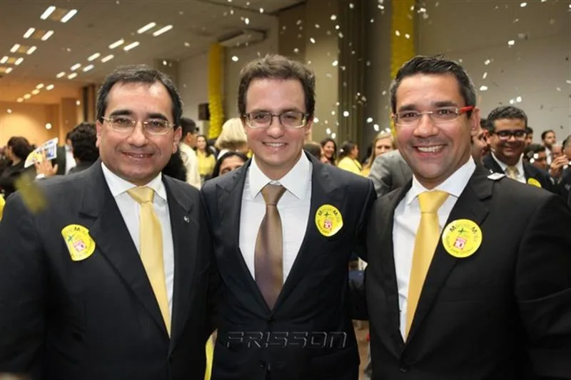 Jardson Cruz, Caio Rocha e Sávio Aguiar