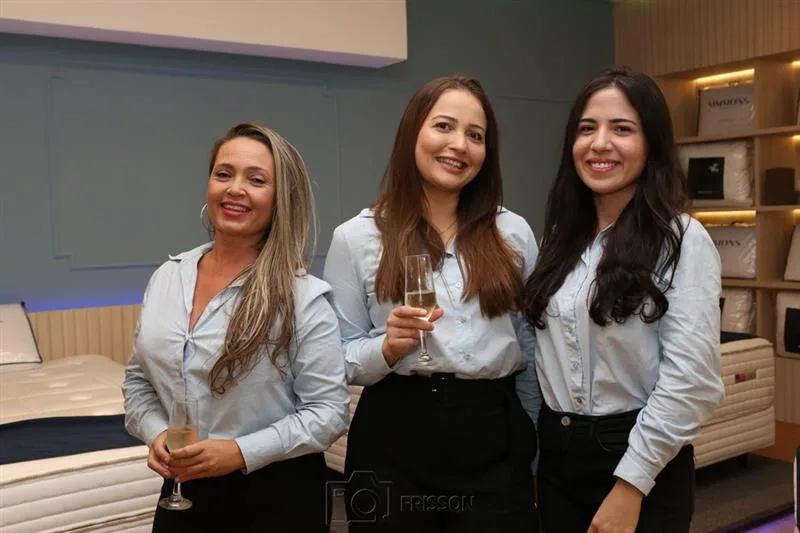 Gardênia Gomes, Ticiane Oliveira e Carolina Eva