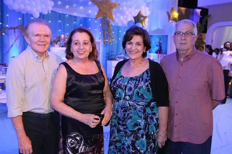 Aulo, Luciene Peixoto, Cláudio e José Marcos Mascarenhas