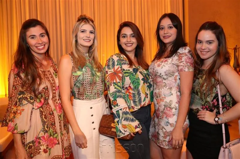 Ana Paula Castro, Gabrielle Ximenes, Bruna Carvalho, Lib Melo e Jéssica Aguiar