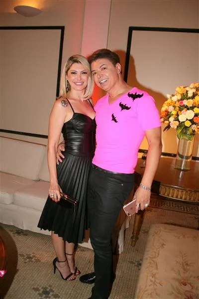 Antonia Fontenelle e David Brazil