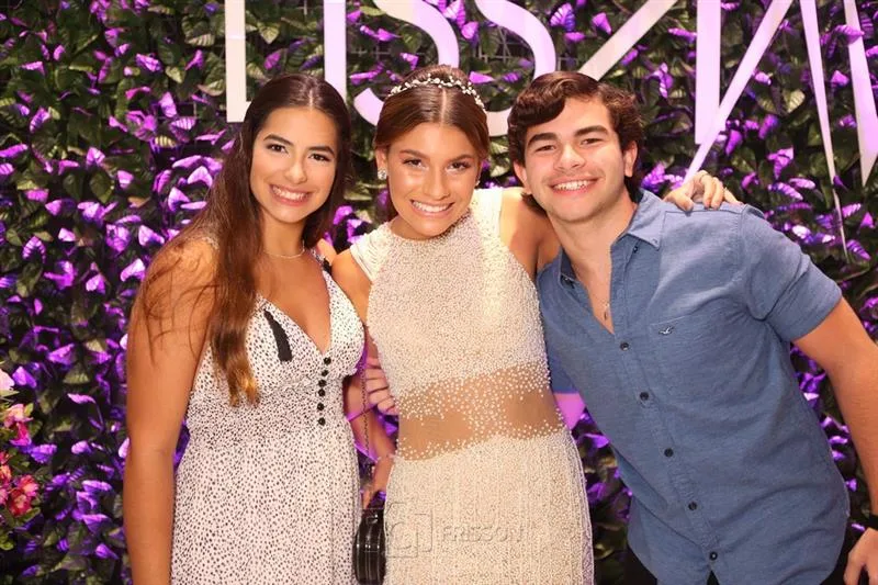 Camila Martins, Lissa Santos e Lucas Martins