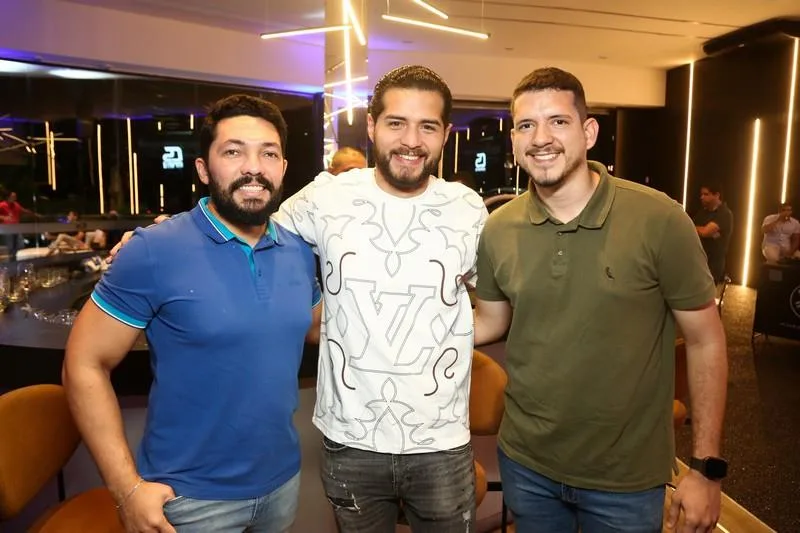 Edmar Rodrigues, Endrio Gomes e José Victor