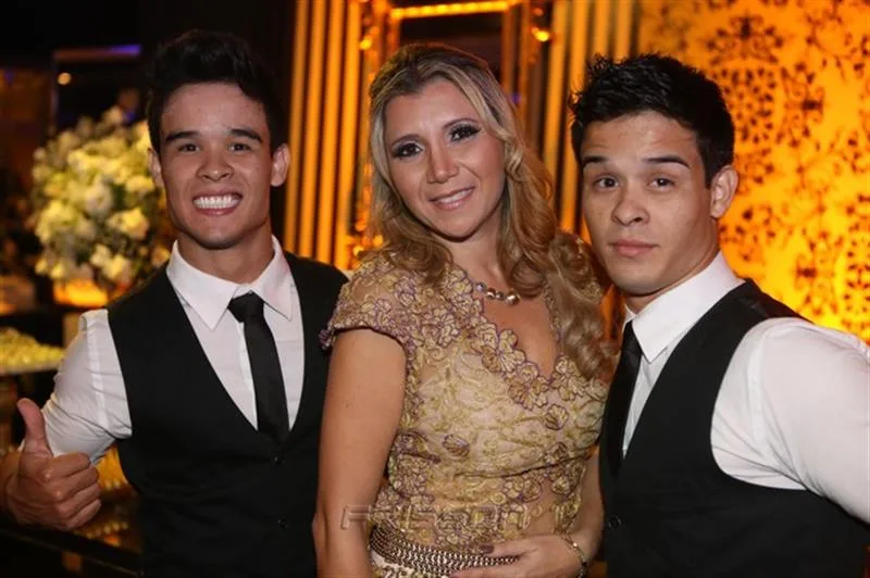 Alex Magalhães, Patrícia Simona e Alexandre Magalhães