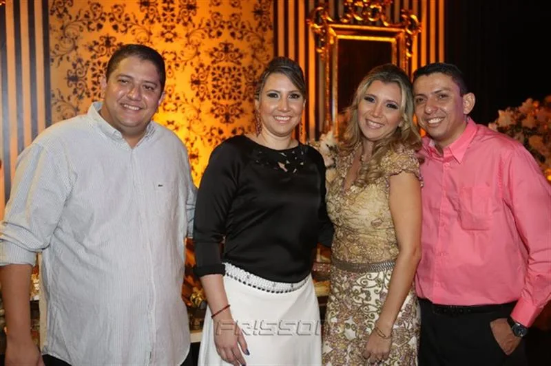 André Dias, Kaline Dias, Patrícia Simona e Alisson Dias