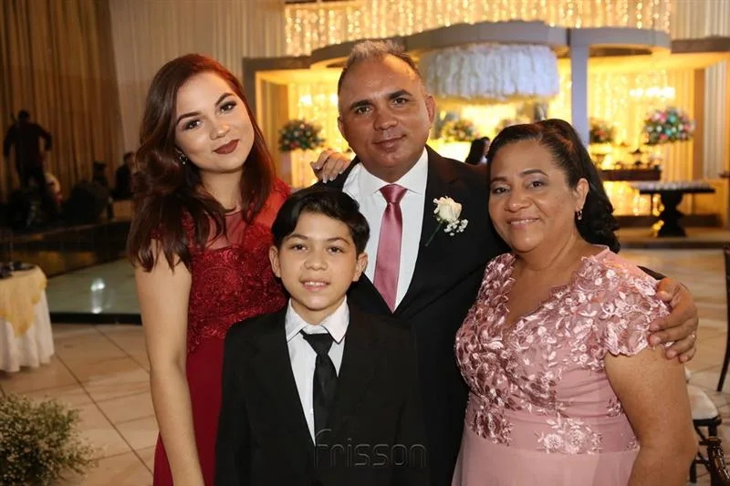 Ana Raquel, Cesar, Rejane e Matheus Rebouças