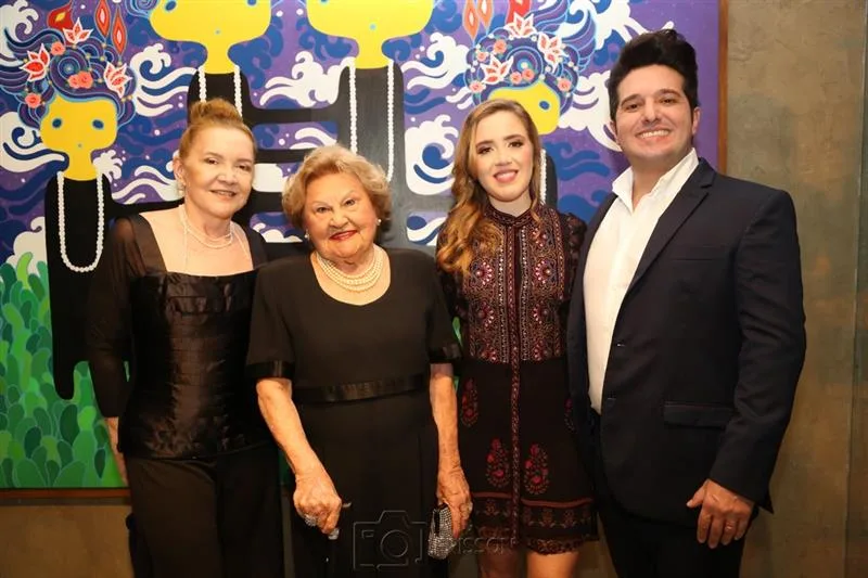 Claudia, Ivone Rebouças, Isabella Ney e Pedro Gurjão
