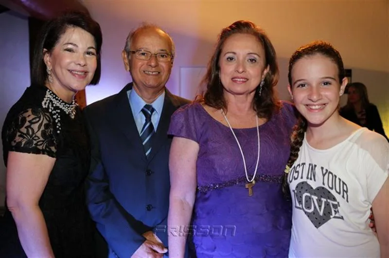 Anna Christina Henriques, Sérgio, Maria e Raquel Valim