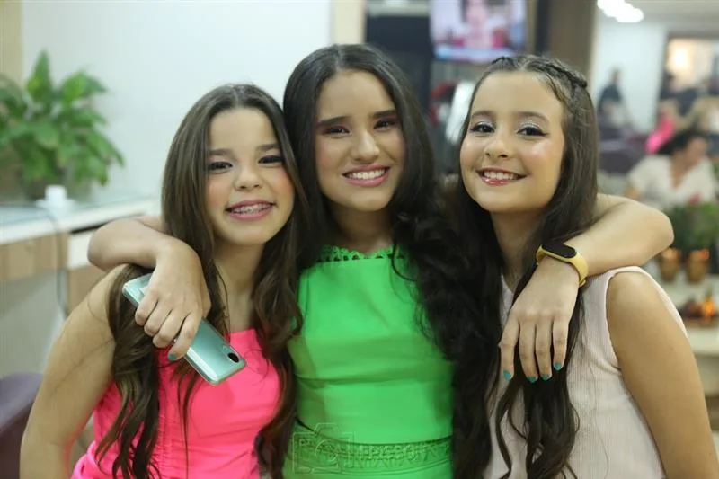 Maria Eduarda, Rebeca Ribeiro e Raissa Nascimento