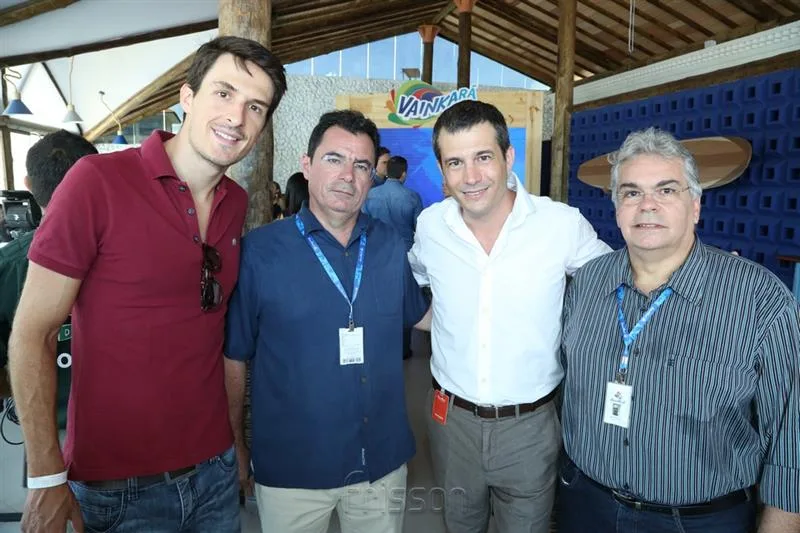 Alexandre Tompson, Paulo Menezes, Nuno Lopes e Tiberio Cabral