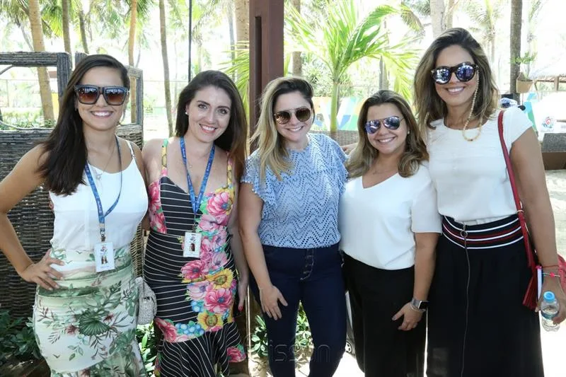 Giselle Leal, Maab Salgado, Karla Rodrigues, Renata Benevides e Daniella Melo