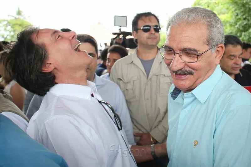 Eunício Oliveira e Walter Cavalcante