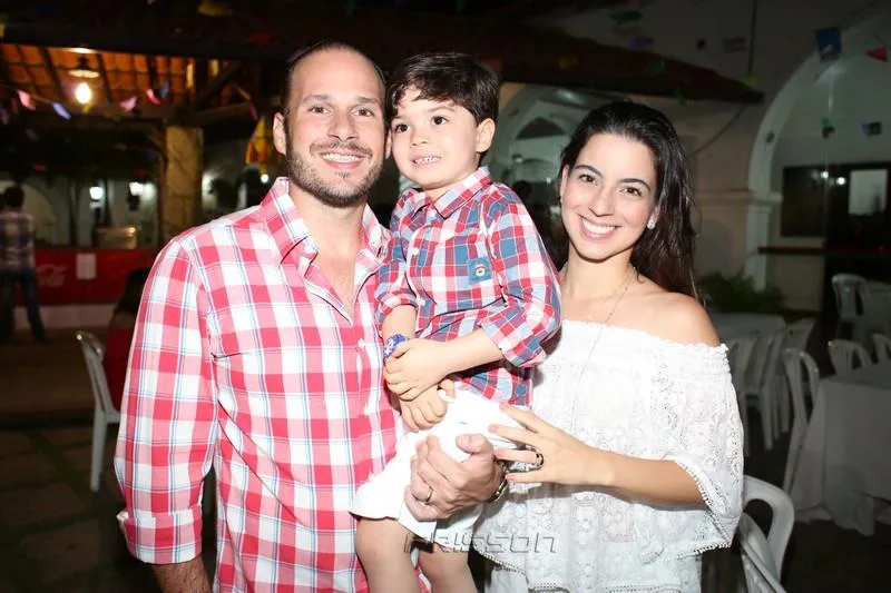 André, Andrezinho e Ticiana Parente