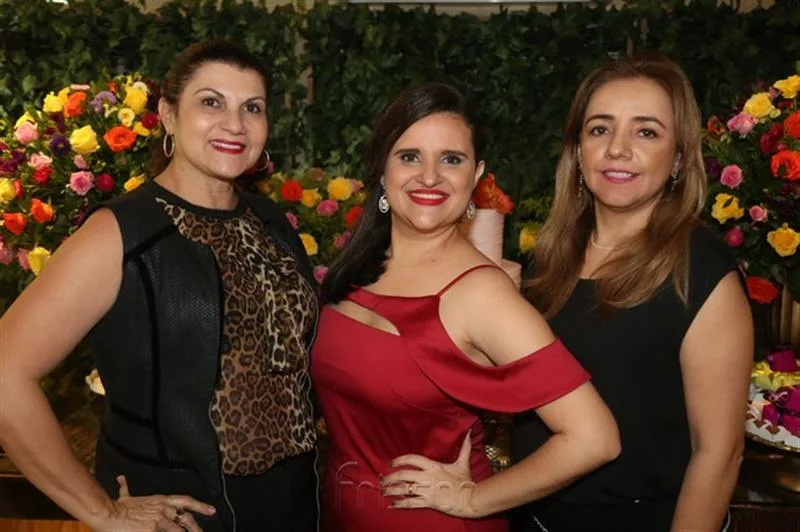 Cândida Portela, Leticia Ribeiro e Eveliny Teixeeira
