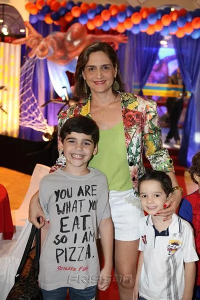 Alessandra, Lucas e Pedro Frazão