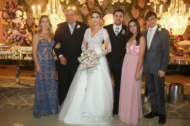Ana Alice, Rogério, Marilia Melo, Ricardo, Rebeca Rocha e Rogério Filho