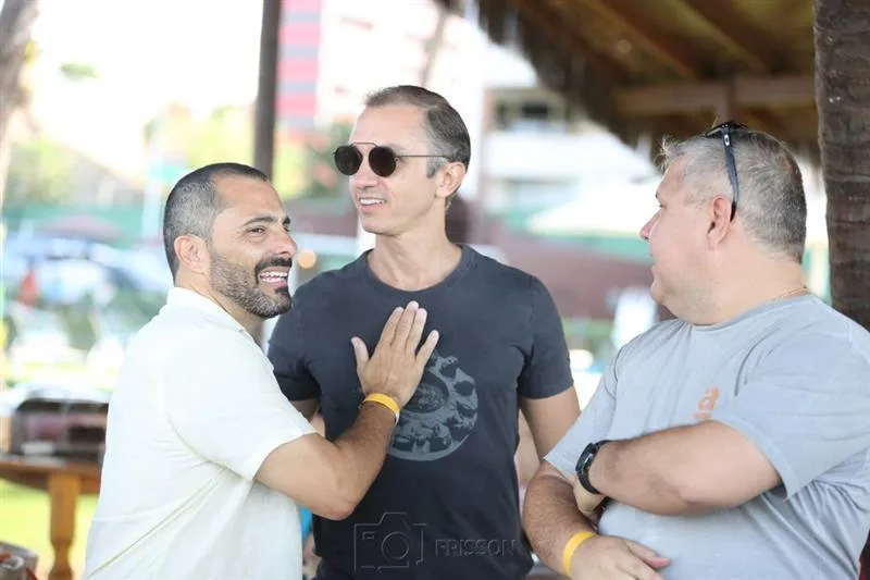 Átila Fernandes, Marcelo Marfrutas e Carlos Henrique Veras