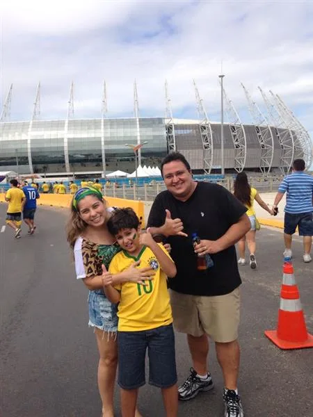 Patricia, João Pedro e Marquinhos Vasconcelos