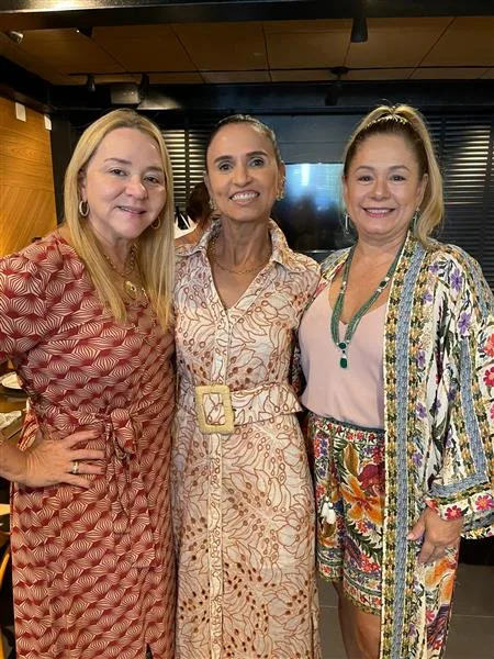 Sandra Fujita, Neuza Rocha e Sarah Philomeno