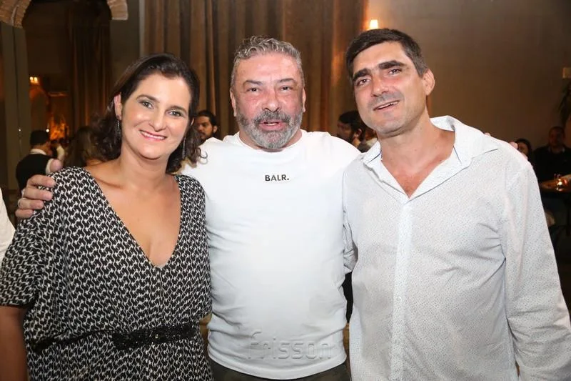 Cecília Seligmann, Cláudio Silveira e Agustin Herrero