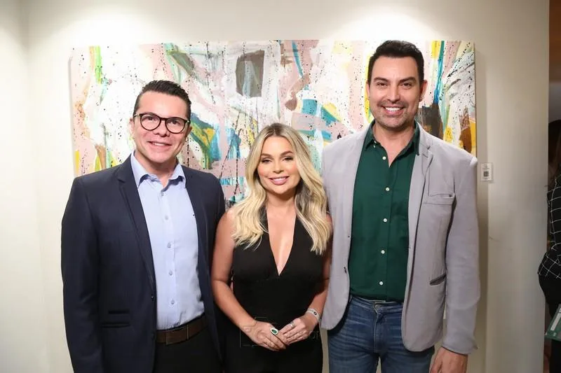 Jackson Braga, Katianne Viana e Roberto Alves