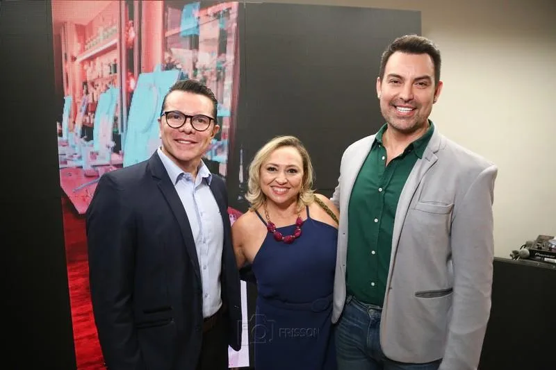Jackson Braga, Laelia Melo e Roberto Alves