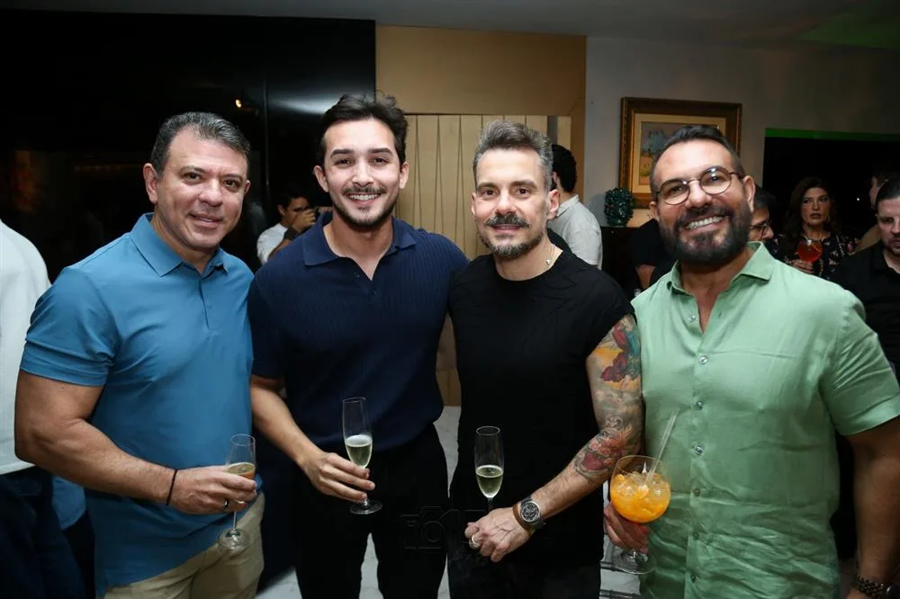 Alan Carvalho, Matheus Soares, Miguel Filho e Adan Vieira