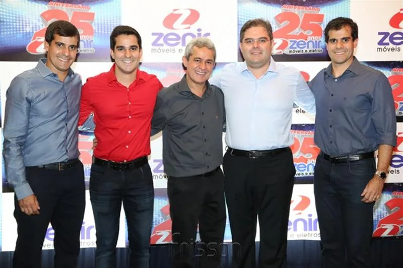 Alex, Emerson, Zenir Oliveira, Edson Queiroz Neto e Alan Oliveira