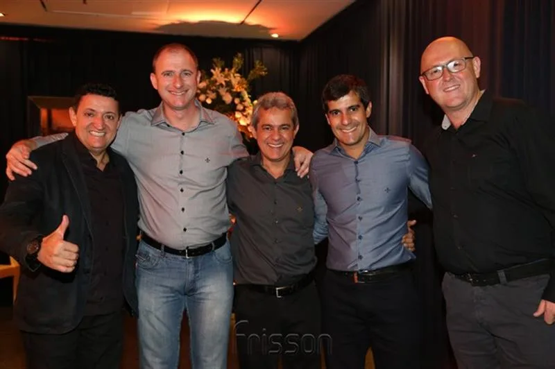 Auzemar de Sousa, Marciano Marffei, Zenir, Alex Oliveira e Marcelo Ariotti
