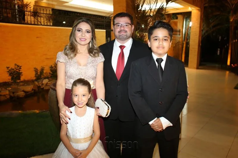 Ana Lívia, Eriane, Gustavo e João Gustavo Peter