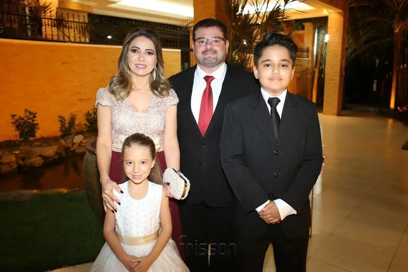 Ana Lívia, Eriane, Gustavo e João Gustavo Peter