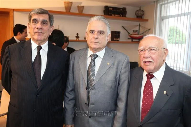 Byron Frota, Luís Sérgio Gadelha e Ubiratan Aguiar