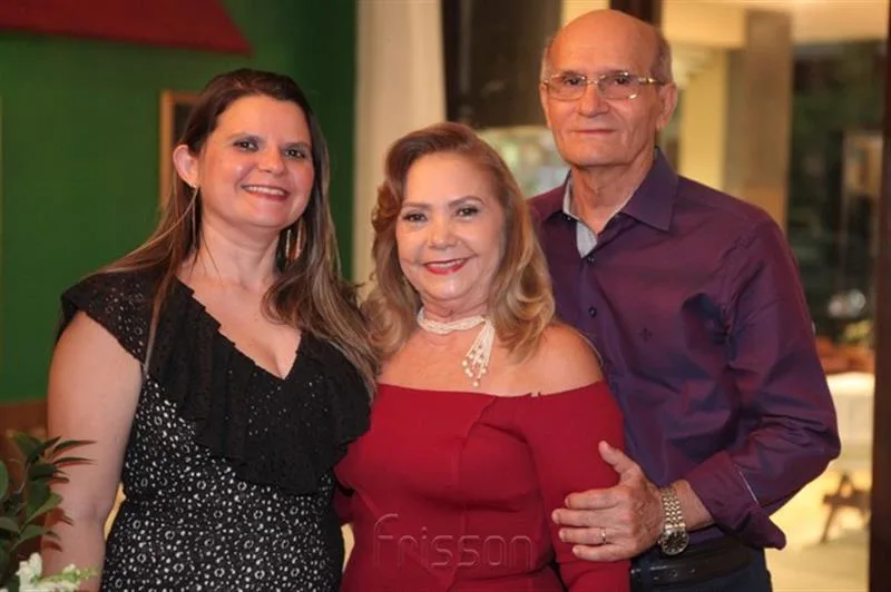 Danielle, Bethinha e Tito Sampaio